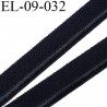 élastique lingerie 9 mm couleur noir belle élasticité grande marque fabriqué en France largeur 9 mm prix au mètre