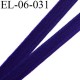 Elastique 6 mm fin spécial lingerie polyamide élasthanne couleur violet largeur 6 mm prix au mètre