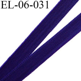 Elastique 6 mm fin spécial lingerie polyamide élasthanne couleur violet largeur 6  mm prix au mètre