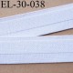 élastique 30 mm spécial lingerie couleur blanc doux belle élasticité oeko tex grande marque Fabriqué en France prix au mètre