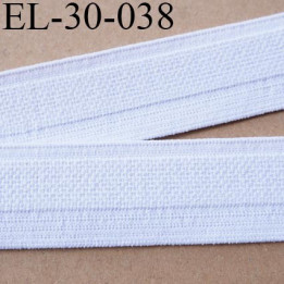 élastique 30 mm spécial lingerie  couleur blanc doux belle élasticité oeko tex grande marque Fabriqué en France prix au mètre