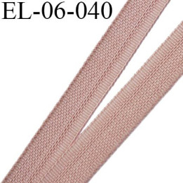 Elastique 6 mm fin spécial lingerie polyamide élasthanne couleur chair tamaris fabriqué en France largeur 6  mm prix au mètre