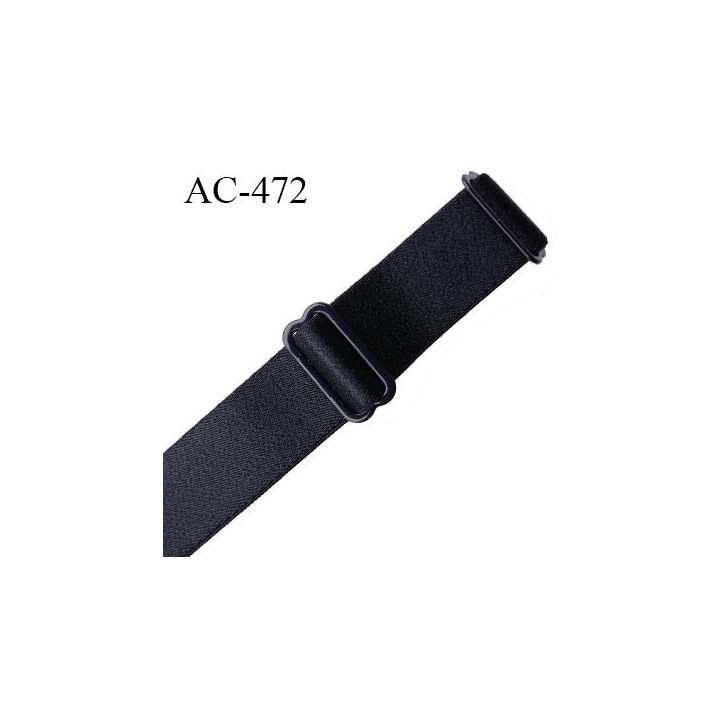 bretelle 19 mm lingerie SG couleur noir uni largeur 19 mm longueur 25 cm très haut de gamme prix à la pièce