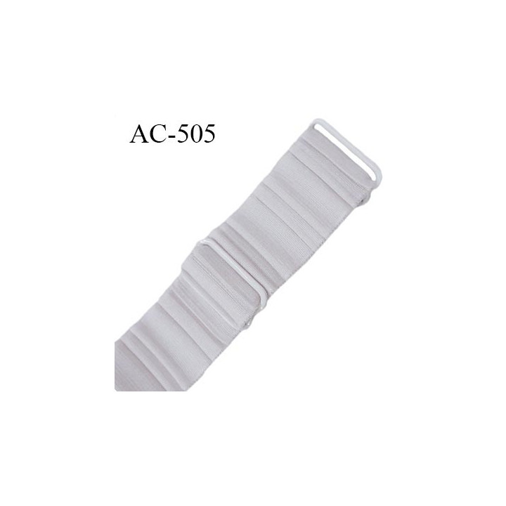 Bretelle 25 mm lingerie SG couleur quartz haut de gamme grande marque  finition 2 barettes  prix a la pièce