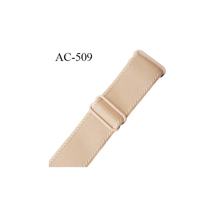 Bretelle 25 mm lingerie SG couleur chair avec liserets haut de gamme grande marque  finition 2 barettes  prix a la pièce