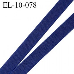 Elastique 10 mm lingerie SG couleur encre violette légèrement satiné fabriqué France grande marque largeur 10 mm prix au mètre