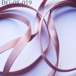 bretelle rigide 8 mm pour sg ou lingerie couleur bronze clair satin attache bretelle rigide  pour les anneaux  prix au mètre