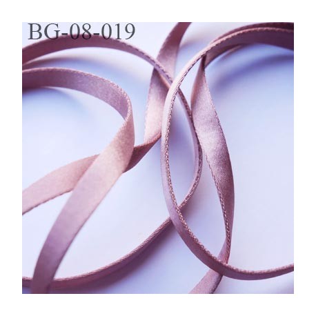 bretelle rigide 8 mm pour sg ou lingerie couleur bronze clair satin attache bretelle rigide pour les anneaux prix au mètre