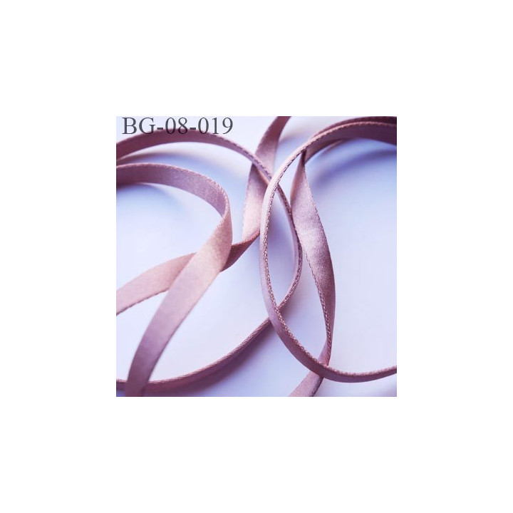 bretelle rigide 8 mm pour sg ou lingerie couleur bronze clair satin attache bretelle rigide  pour les anneaux  prix au mètre