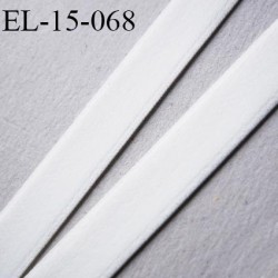 élastique sg lingerie 15 mm couleur naturel intérieur satiné doux grande marque fabriqué en France largeur 15 mm prix au mètre
