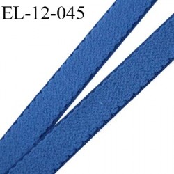 élastique lingerie 12 mm couleur bleu encre grande marque fabriqué en France style velours largeur 12 mm prix au mètre