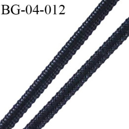 Galon Droit fil a plat 4 mm spécial lingerie couleur noir grande marque fabriqué en France très agréable au touché prix au mètre