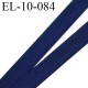 Elastique 10 mm lingerie SG couleur bleu perses satiné à l'intérieur superbe fabriqué France largeur 10 mm prix au mètre