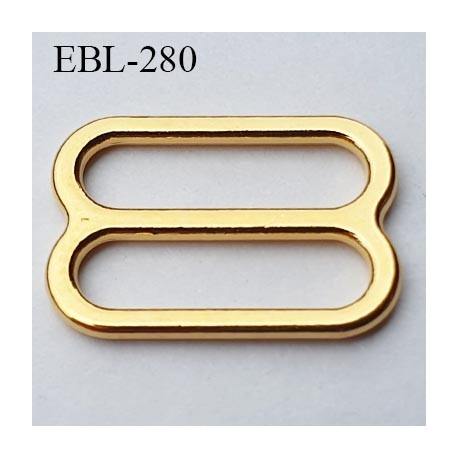 boucle de réglage 14 mm réglette métal couleur doré or brillant pour soutien gorge largeur intérieur 14 mm haut de gamme