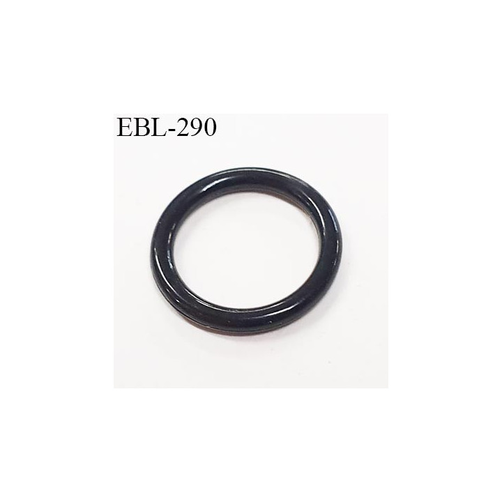 anneau de réglage 14 mm en pvc couleur noir diamètre intérieur 14 mm  diamètre extérieur 17.5 mm épaisseur 2 mm