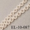 Elastique 10 mm lingerie SG couleur lin clair  fabriqué France grande marque largeur 10 mm prix au mètre