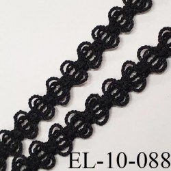 Elastique 10 mm lingerie SG couleur noir fabriqué France grande marque largeur 10 mm prix au mètre