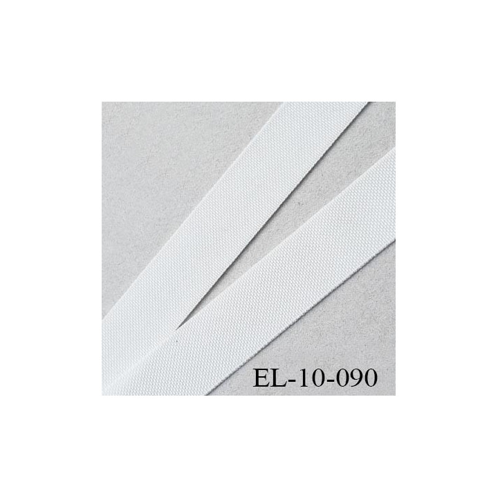 élastique lingerie 10 mm petit grain écru grande marque fabriqué en France polyamide élasthanne largeur 10 mm  prix au mètre