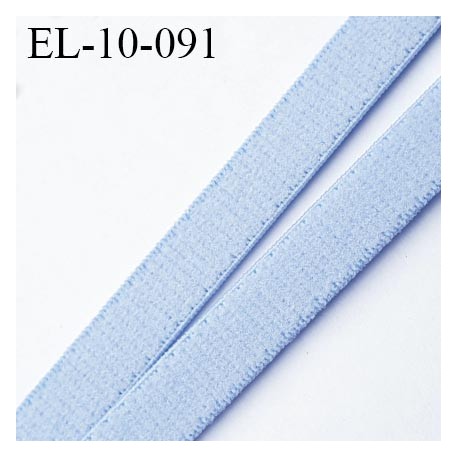 Elastique 10 Mm Lingerie Sg Couleur Bleu Baltique Style Velours