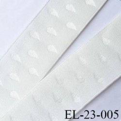 Elastique 23 mm bretelle bande de soutien sg et lingerie très doux  couleur naturel haut de gamme largeur 23 mm prix au mètre
