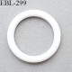 anneau de réglage 12 mm en pvc couleur blanc diamètre intérieur 12 mm diamètre extérieur 16 mm épaisseur 2 mm