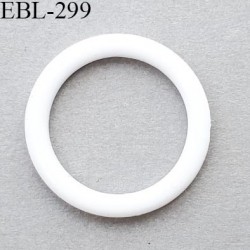 anneau de réglage 12 mm en pvc couleur blanc diamètre intérieur 12 mm  diamètre extérieur 16 mm épaisseur 2 mm