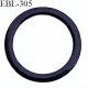 anneau métallique 12 mm plastifié noir brillant laqué pour soutien gorge diamètre intérieur 12 mm prix à l'unité haut de gamme