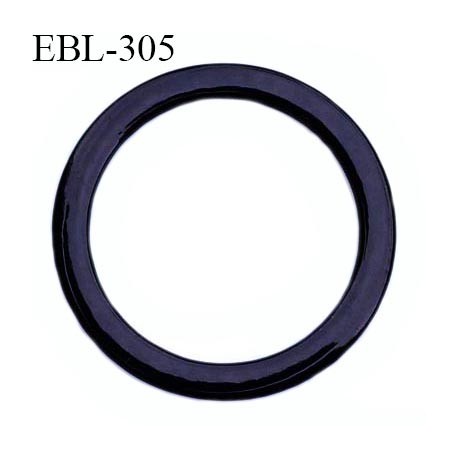 anneau métallique 12 mm plastifié noir brillant laqué pour soutien gorge diamètre intérieur 12 mm prix à l'unité haut de gamme