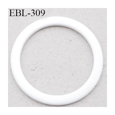 anneau métallique 8 mm plastifié blanc brillant laqué pour soutien gorge diamètre intérieur 8 mm prix à l'unité haut de gamme