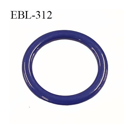 anneau métallique 12 mm plastifié bleu violet brillant pour soutien gorge diamètre intérieur 12 mm prix à l'unité haut de gamme