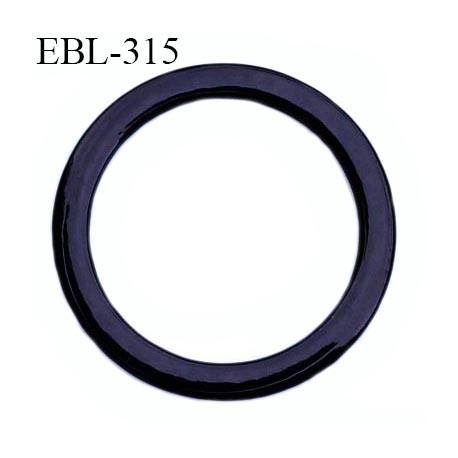 anneau métallique 10 mm plastifié noir brillant laqué pour soutien gorge diamètre intérieur 10 mm prix à l'unité haut de gamme