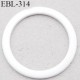anneau métallique 6 mm plastifié blanc brillant laqué pour soutien gorge diamètre intérieur 6 mm prix à l'unité haut de gamme