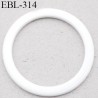 anneau métallique 6 mm plastifié blanc brillant laqué pour soutien gorge diamètre intérieur 6 mm prix à l'unité haut de gamme