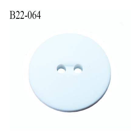 bouton en pvc 22 mm couleur naturel 2 trous diamètre 22 mm prix a la pièce