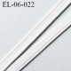 élastique plat 6 mm couleur blanc souple largeur 6 mm prix au mètre