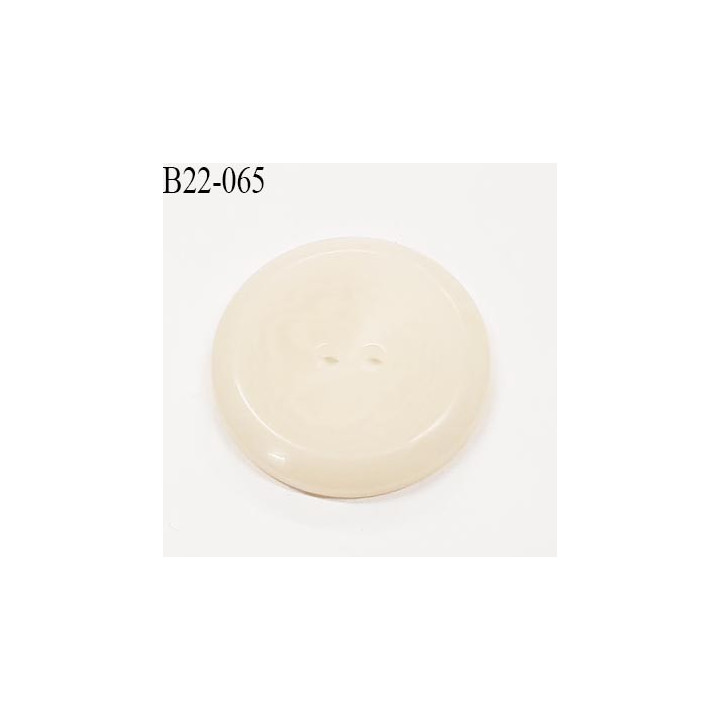 Bouton 22 mm en pvc couleur onyx marbré satiné 2 trous épaisseur 3 mm  diamètre 22 millimètres