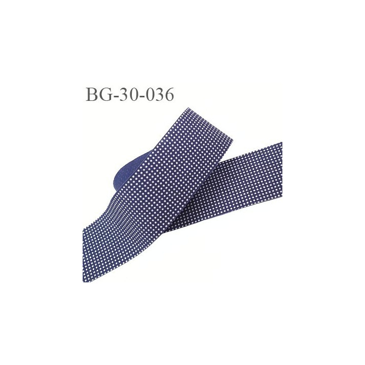 biais à plier 30 mm galon couleur bleu à poids blanc très doux agréable au touché largeur 30 mm prix au mètre