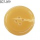 bouton 23 mm pvc très haut de gamme couleur beige clair et corne incrusté 4 trous diamètre 23 millimètres