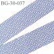 biais à plier 30 mm galon couleur bleu blanc à motifs très doux agréable au touché largeur 30 mm prix au mètre