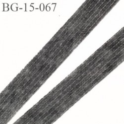 bande thermocollant 15 mm renforcé couleur gris largeur 15 mm facile à coller avec collage fort prix au mètre