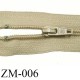 fermeture 70 cm monté sur rouleau couleur BEIGE 1 curseur par fermeture de 70 cm largeur 25 mm largeur du zip 4 mm