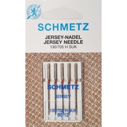 Aiguille schmetz Jersey 80/12 Nadel Jersey Needle 130 705 H SUK 80/12 la boite de 5 aiguilles