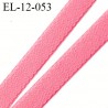 élastique lingerie 12 mm couleur corail grande marque fabriqué en France style velours largeur 12 mm  prix au mètre
