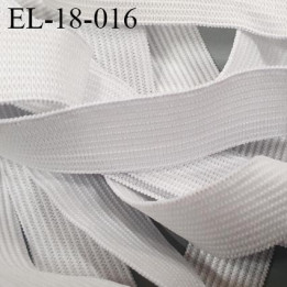 élastique 18 mm couleur naturel  souple superbe fabriqué en France  prix au mètre