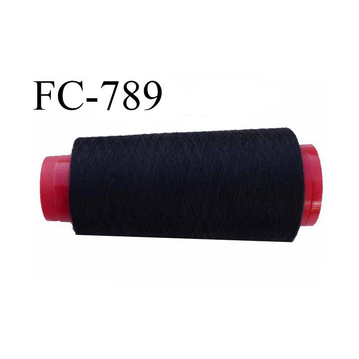 CONE 5000 m fil Polyester n° 120 couleur noir  longueur 5000 mètres fil européen bobiné en France