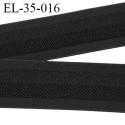 élastique 35 mm spécial ceinture et sport très belle qualité couleur noir très forte élasticité prix au mètre