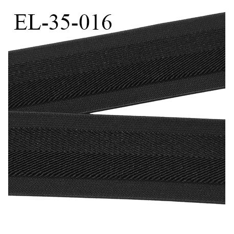 élastique 35 mm spécial ceinture et sport très belle qualité couleur noir très forte élasticité prix au mètre