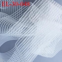 élastique 30 mm plat fronceur smock souple agréable au touché largeur 30 mm couleur naturel fabrication en Europe prix au mètre