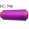 CONE 1000 m fil Polyester n° 120 pivoine longueur 1000 mètres fil européen bobiné en France certifié oeko tex