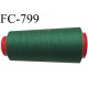 CONE 1000 m fil Polyester n° 120 vert longueur 1000 mètres fil européen bobiné en France certifié oeko tex